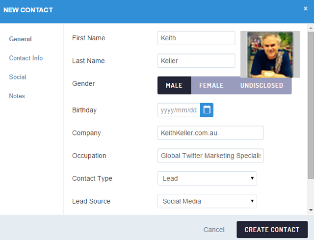 Add contacts and create social CRM in Sendible Add contacts and create social CRM in Sendible