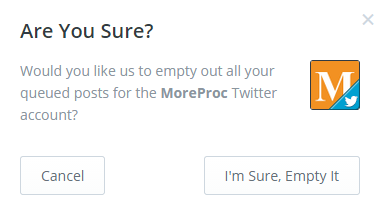 Empty queue in Buffer Empty queue in Buffer