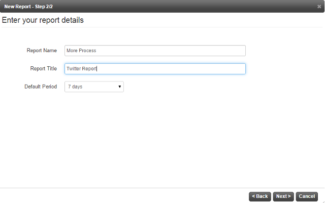 Enter custom report details in Sendible Enter custom report details in Sendible