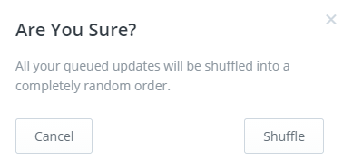 Shuffle scheduled messages to a random order Shuffle scheduled messages to a random order