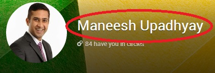 Google+ profile page name Google+ profile page name
