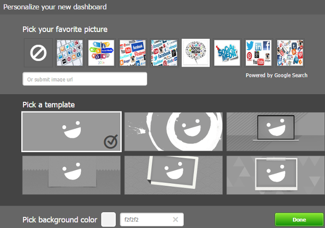 Add an image for your dashboard in NetVibes Add an image for your dashboard in NetVibes