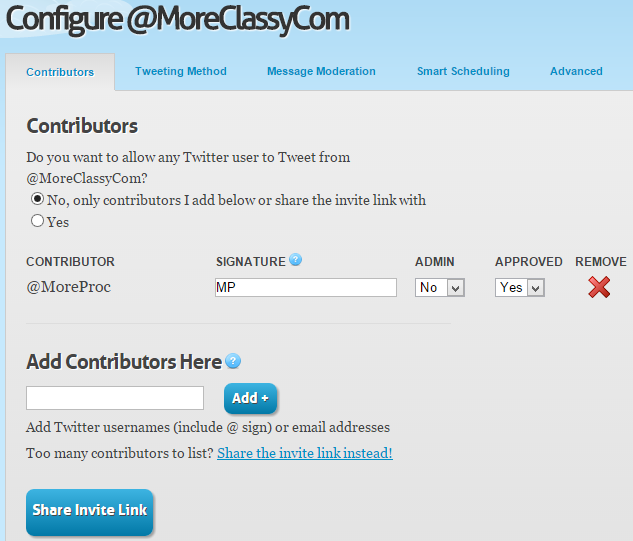 Add signature for your contributors in GroupTweet Add signature for your contributors in GroupTweet