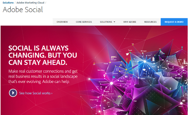 Adobe Social, social media management tool