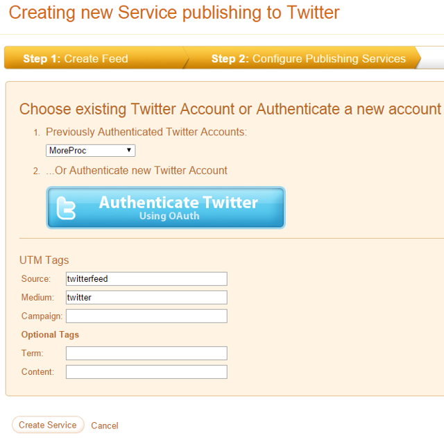 Authenticate new Twitter account in Twitter Feed Authenticate new Twitter account in Twitter Feed