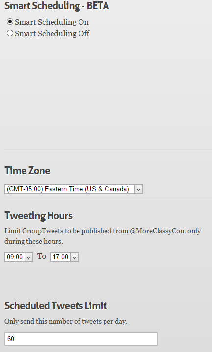 Automatically schedule tweets from contributors in GroupTweet Automatically schedule tweets from contributors in GroupTweet
