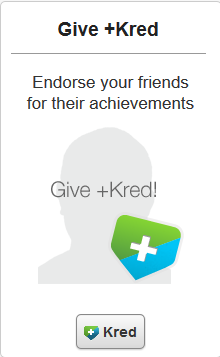 Award +Kred to users