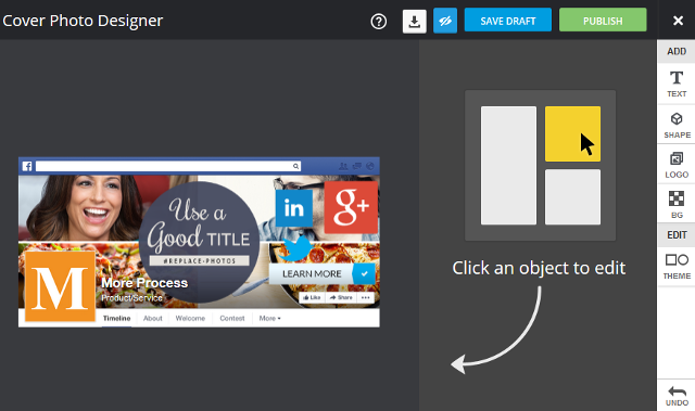 Best, free Drag and Drop Facebook cover photo designer tool Best, free Drag and Drop Facebook cover photo designer tool