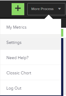 Click on Settings menu on right side in SumAll