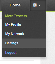 Click on Settings under gear menu in Twtrland Click on Settings under gear menu in Twtrland