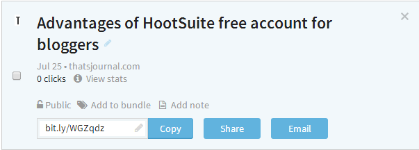 Click on View Stats button under Bitmarks
