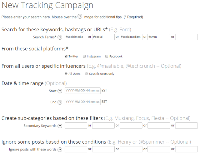 Create advanced tracking in Keyhole