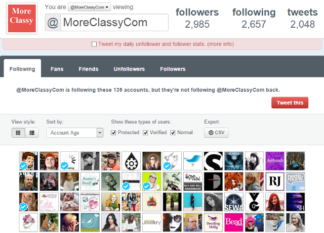 Find Twitter followers, unfollowers using Friend or Follow