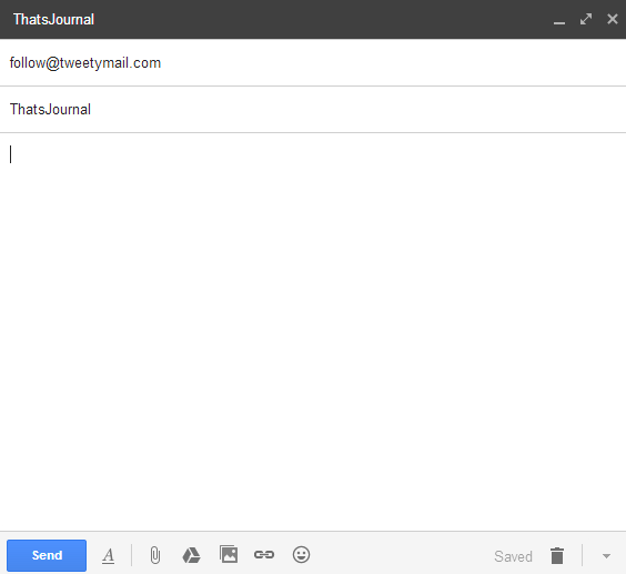 Follow a Twitter user from email using TweetyMail Follow a Twitter user from email using TweetyMail