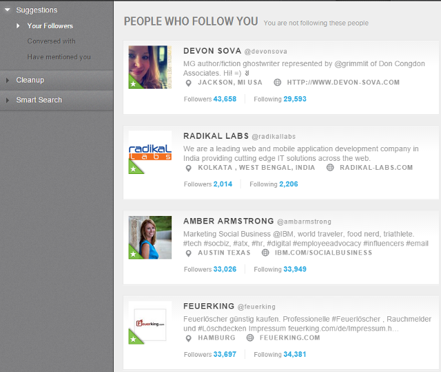 Follow and unfollow members in Sprout Social