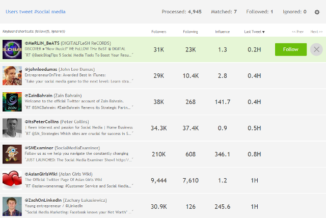 Follow relevant Twitter members using Refollow Follow relevant Twitter members using Refollow