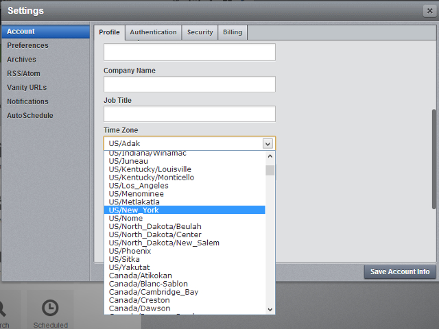 How To Change Account, Time Zone Settings In HootSuite How To Change Account, Time Zone Settings In HootSuite