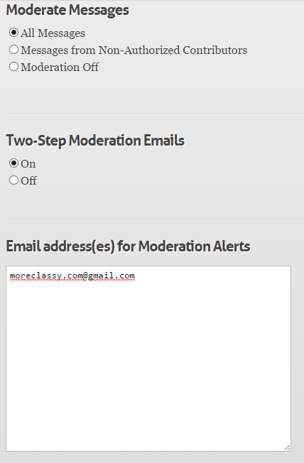 Moderate tweets, enable two step moderation emails in GroupTweet Moderate tweets, enable two step moderation emails in GroupTweet