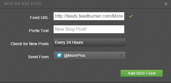 Post messages automatically from RSS feeds in Sprout Social