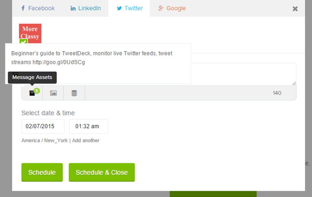 Reuse messages in Oktopost