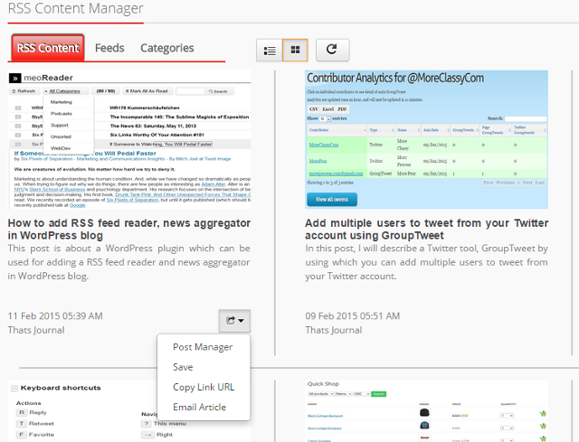 Schedule posts by using RSS feed in MavSocial Schedule posts by using RSS feed in MavSocial