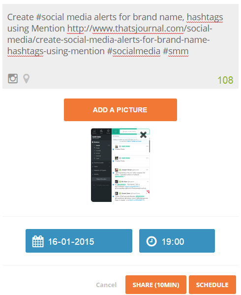 Schedule your tweets at a later date using Twittimer