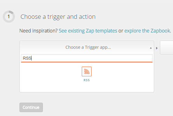 Select a trigger app in Zapier Select a trigger app in Zapier