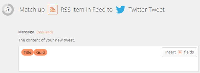 Select content for your tweet in Zapier Select content for your tweet in Zapier