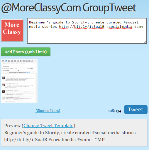 Send tweets from GroupTweet dashboard Send tweets from GroupTweet dashboard