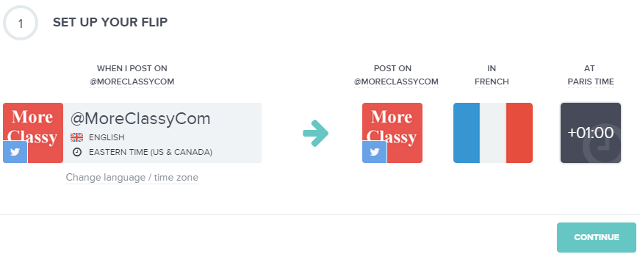 Set up your flip in Fliplingo Set up your flip in Fliplingo