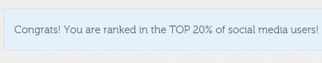 Social media rank in Twtrland Social media rank in Twtrland