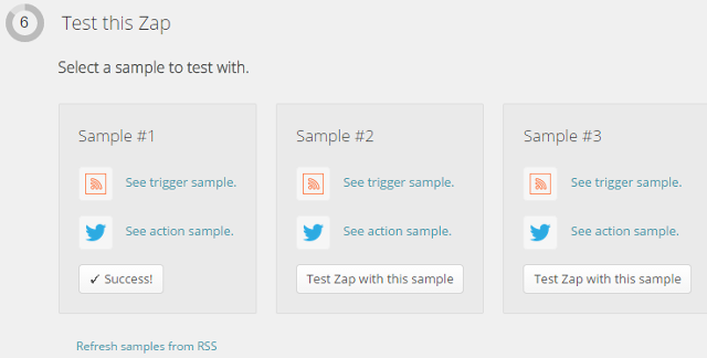 Test Zap in Zapier Test Zap in Zapier