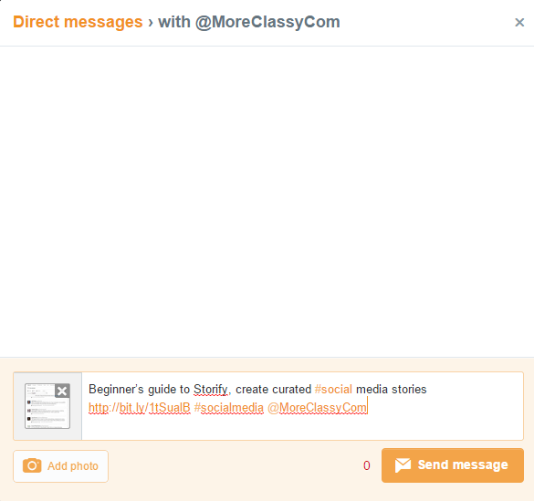 Tweet created by Twitter direct message for GroupTweet Tweet created by Twitter direct message for GroupTweet