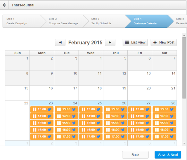 View scheduled messages in the calendar View scheduled messages in the calendar