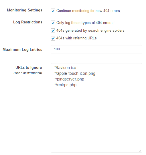 404 error monitor in SEO Ultimate WordPress plugin 404 error monitor in SEO Ultimate WordPress plugin