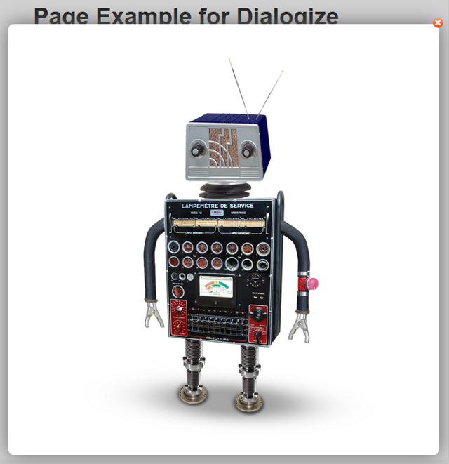Add an image dialog box in WordPress blog