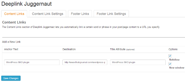 Add deep links in posts, pages in SEO Ultimate WordPress plugin Add deep links in posts, pages in SEO Ultimate WordPress plugin
