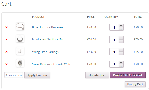 All products added to cart in WooCommerce