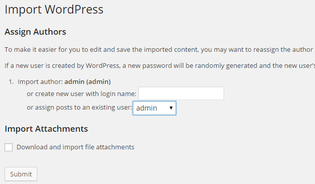 Assign authors for imported content in WordPress blog Assign authors for imported content in WordPress blog