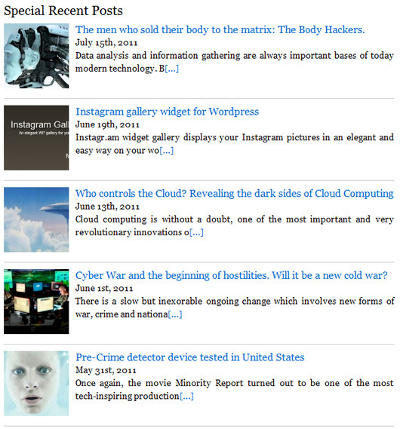 Best WordPress Plugin To Add Thumbnails Recent Posts Widget