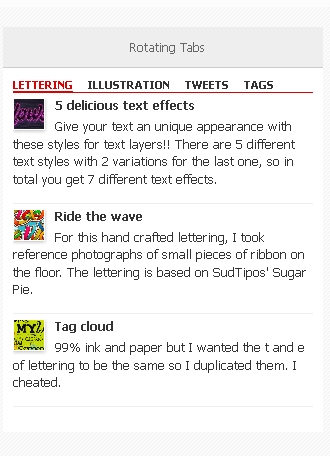Best Automatic Rotating Tabs Sidebar Widget For WordPress Best Automatic Rotating Tabs Sidebar Widget For WordPress