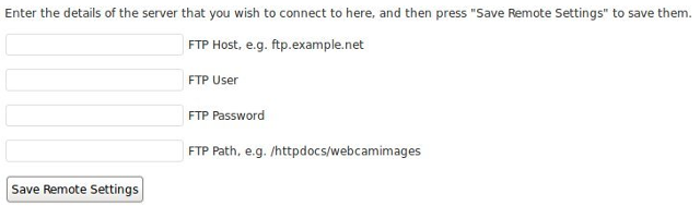 Connect to remote server via FTP in WordPress blog