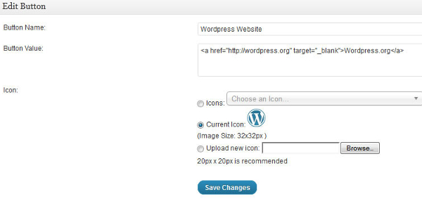 Create custom button for WordPress visual editor Create custom button for WordPress visual editor
