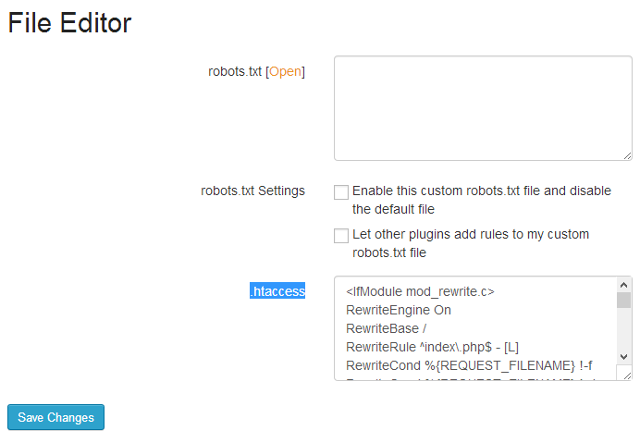 Create custom robots.txt, edit .htaccess file in SEO Ultimate Create custom robots.txt, edit .htaccess file in SEO Ultimate
