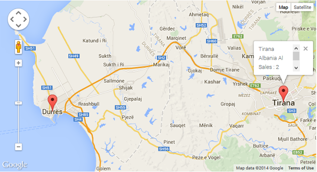 Display Sales Locations In Google Maps In WooCommerce Display Sales Locations In Google Maps In WooCommerce