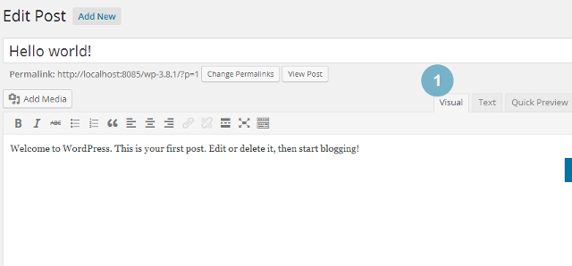 Add Quick Preview Tab In Post, Page Editor In WordPress Blog