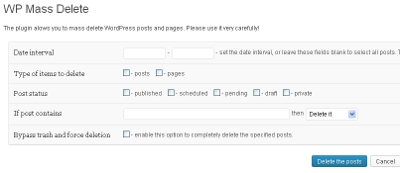How To Mass, Bulk Delete Posts And Pages In WordPress Blog How To Mass, Bulk Delete Posts And Pages In WordPress Blog