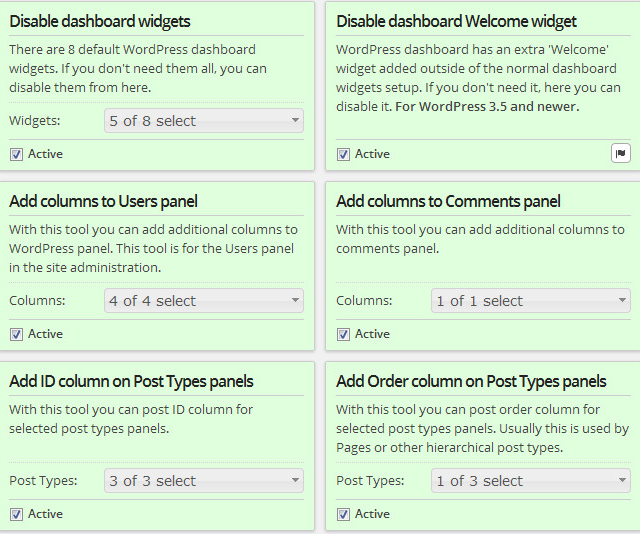 Customize WordPress Dashboard And Change Default Settings