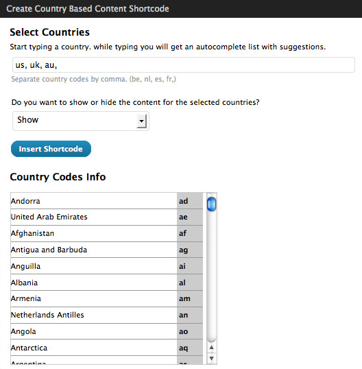 Display Post, Page In WordPress Based On Country Of Visitor Display Post, Page In WordPress Based On Country Of Visitor