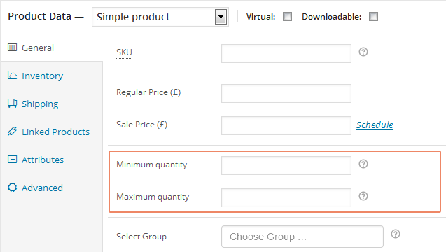 Enable Minimum, Maximum Quantity For Products In WooCommerce